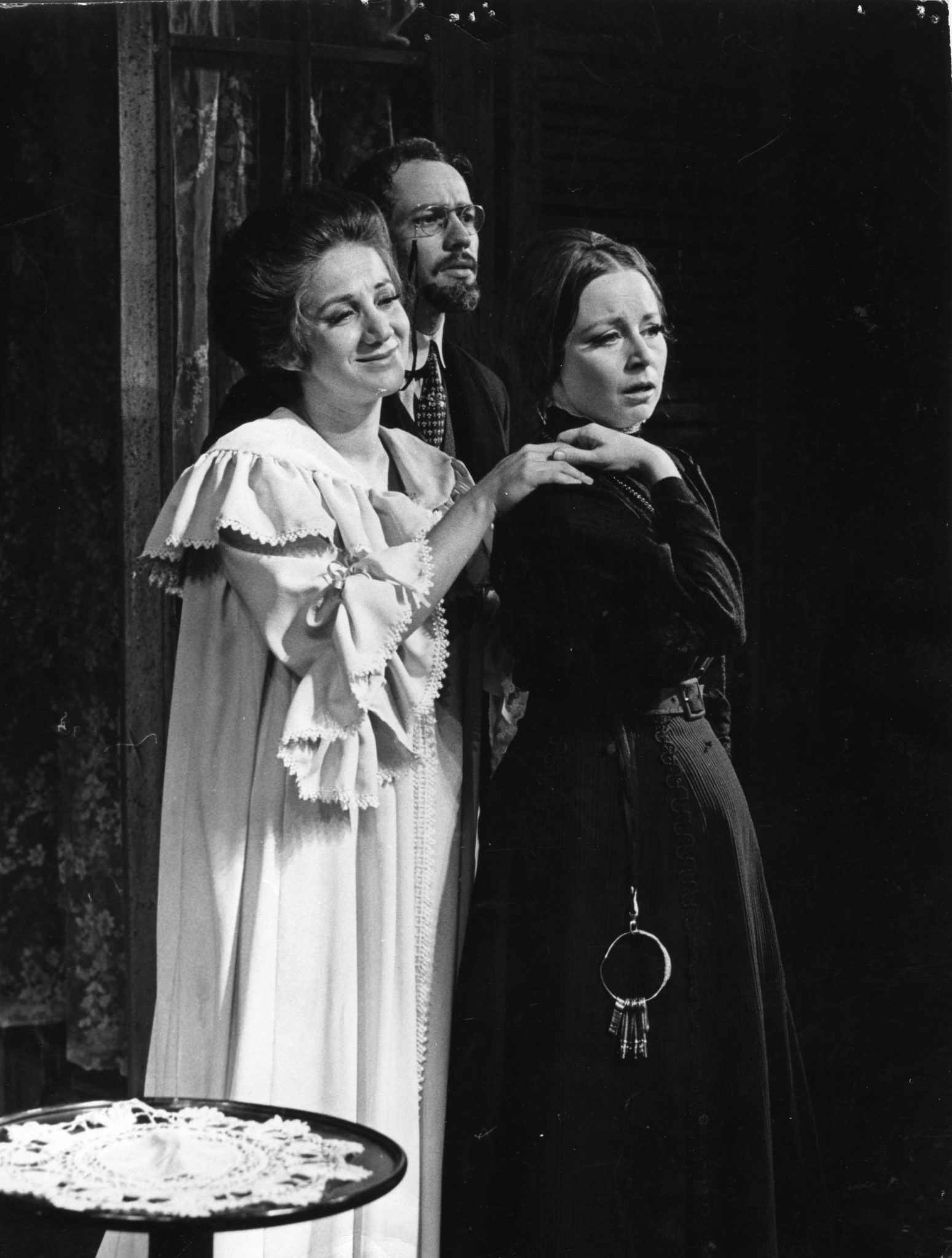 WTF's 1969 production of THE CHERRY ORCHARD, directed by Nikos Psacharopoulos; Olympia Dukakis, Charles Siebert, and Joyce Ebert