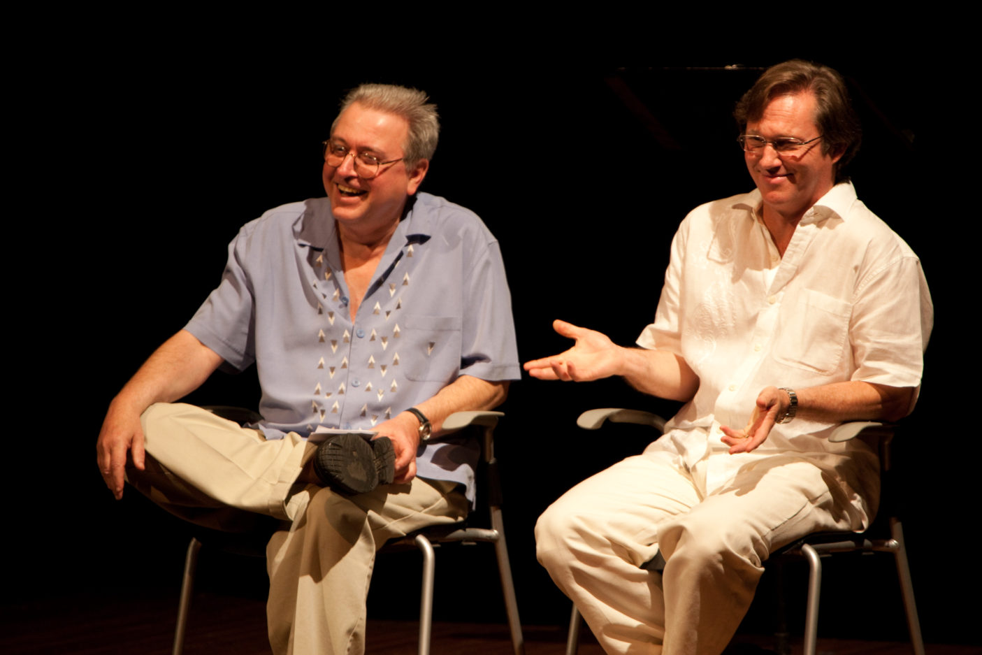 WRichard Thomas and Steve Lawson in BLANCHE AND BEYOND (dir. Steve Lawson) (2009); photo by Sam Hough