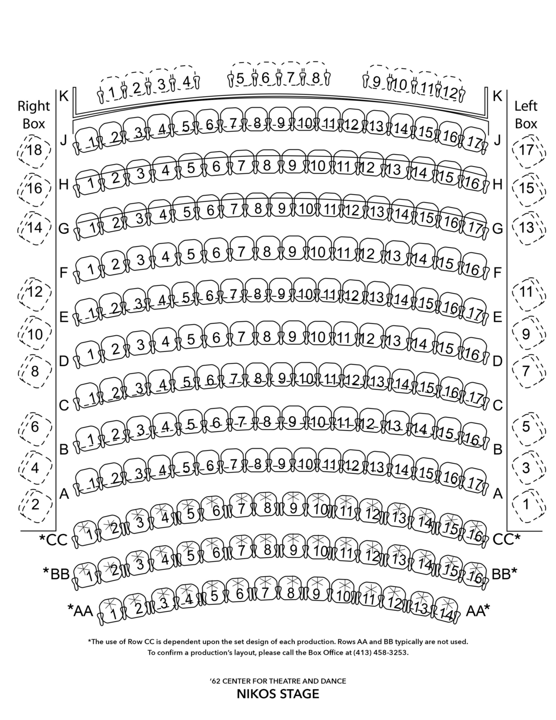 Williamstown Theater Festival Seating Chart